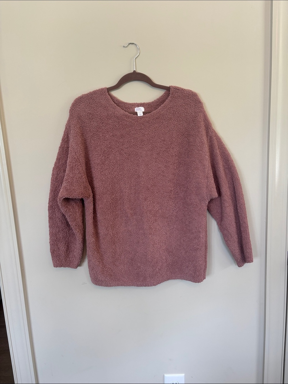 stars above Plush Scoop Neck Sweater in Mauve